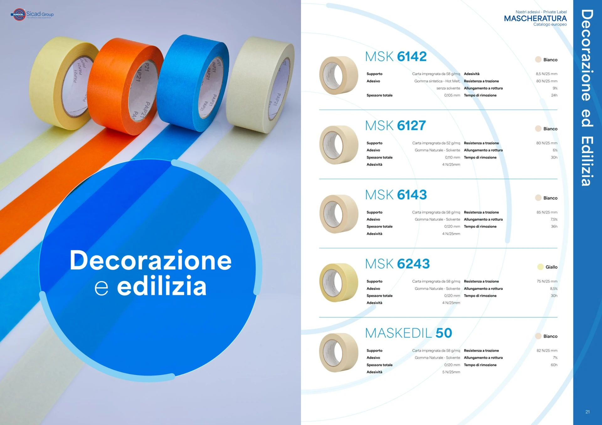 Catalogo masking tape private label di Sicad, immagine 4