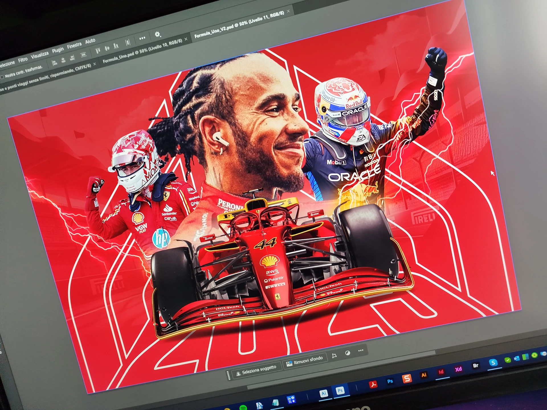 Copertina Formula 1, versione poster (concept), immagine 2