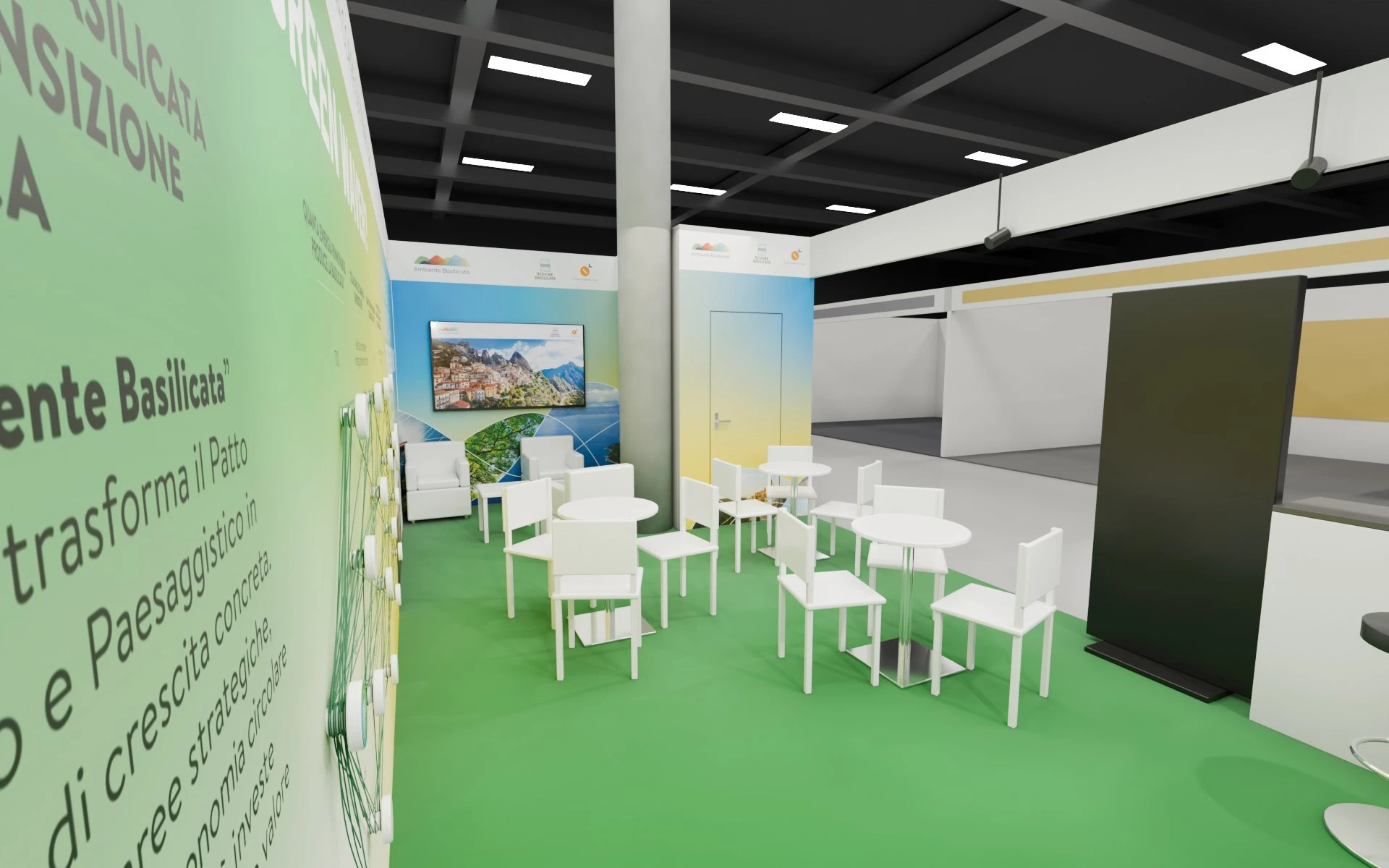 Render stand Ecomondo per la Regione Basilicata (concept), immagine 5