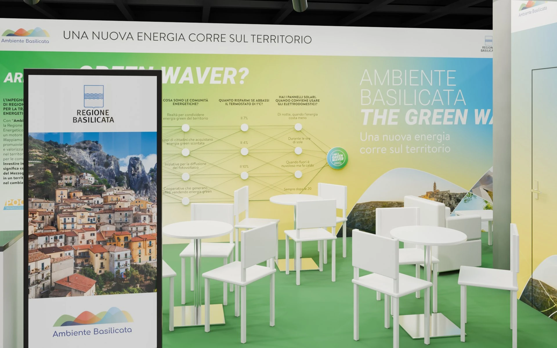 Render stand Ecomondo per la Regione Basilicata (concept), immagine 7