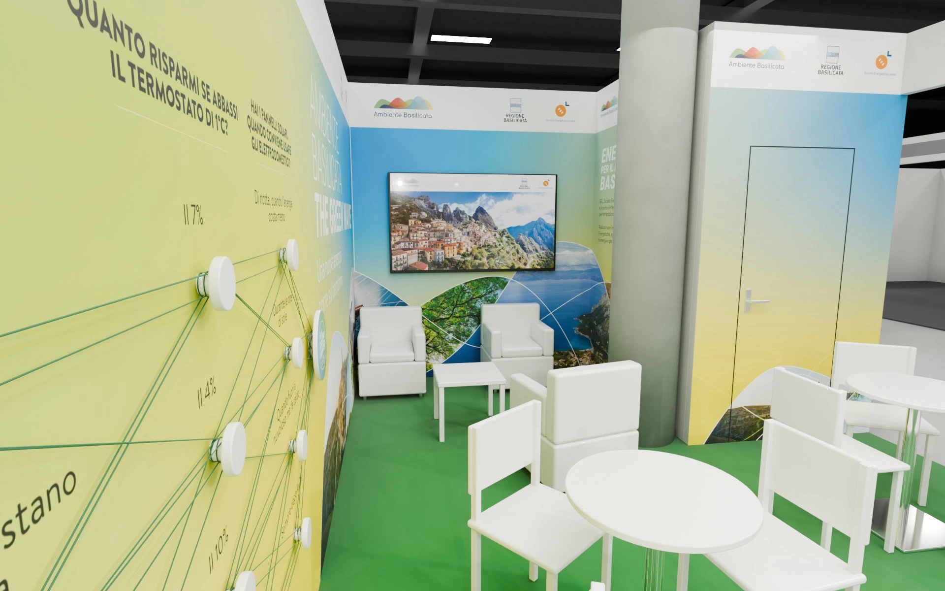 Render stand Ecomondo per la Regione Basilicata (concept), immagine 4