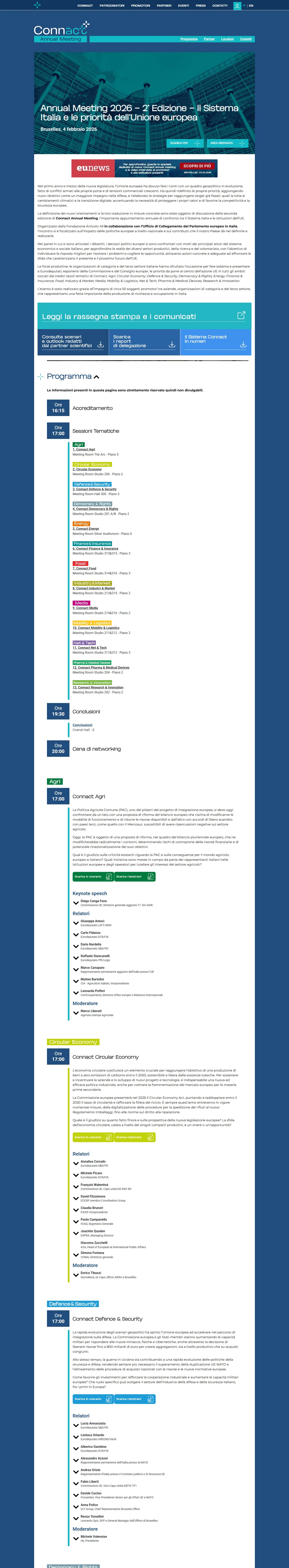 Sito web Connact, immagine 2