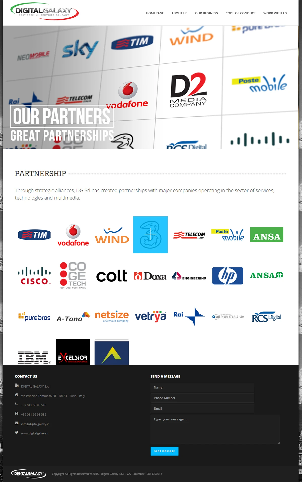 Sito web Digital Galaxy, immagine 3