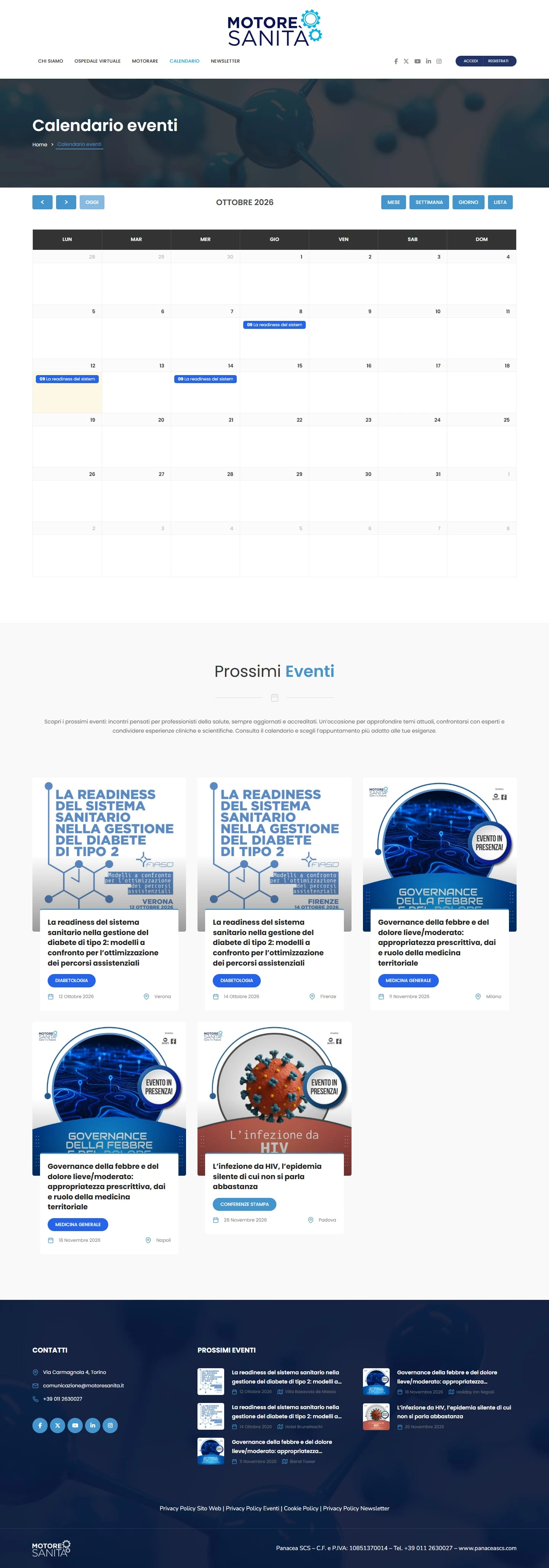 Sito web Motore Sanità, immagine 2