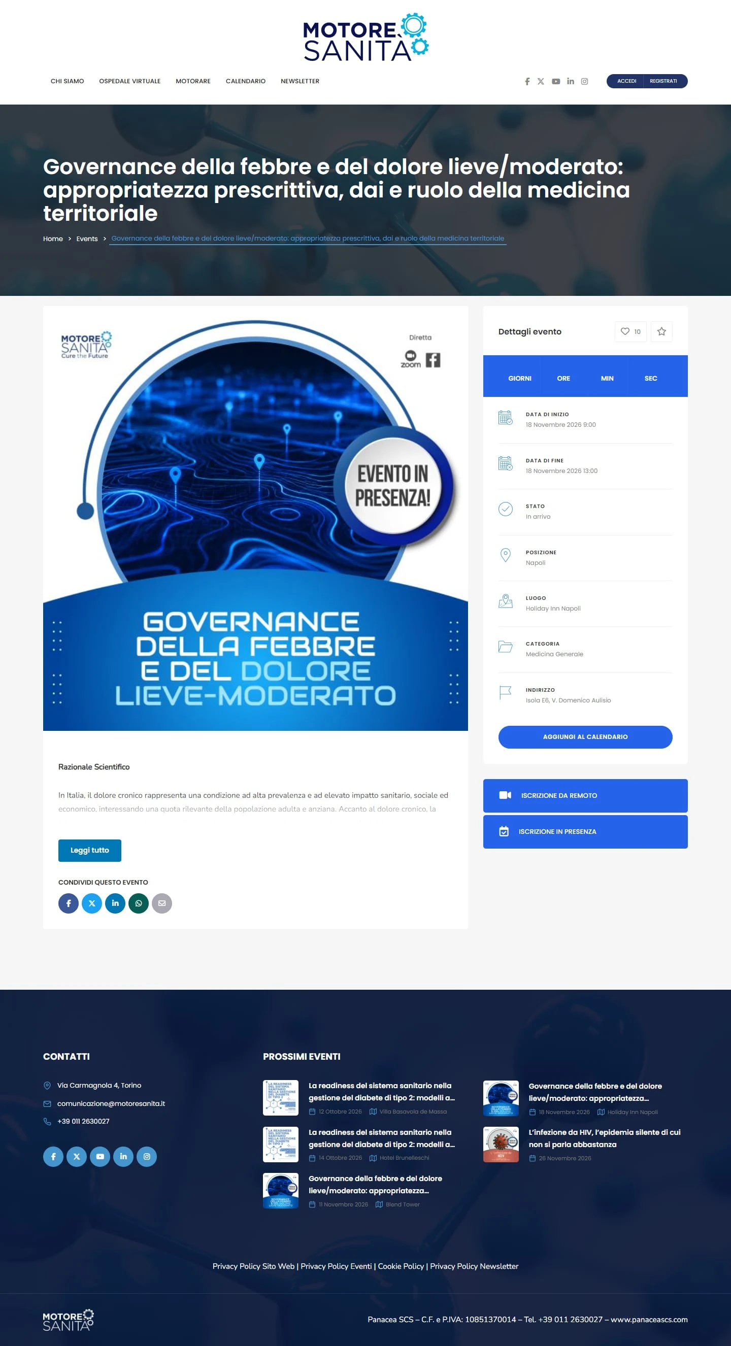 Sito web Motore Sanità, immagine 3